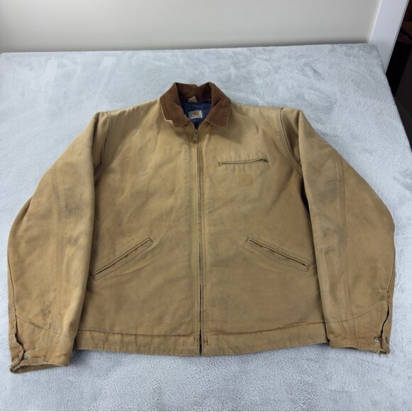 Carhartt Other - Vintage Carhartt Detroit Jacket Men's Size XL Blanket Lined Zip Up Distressed